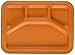 Green Eats Divided Tray, Orange