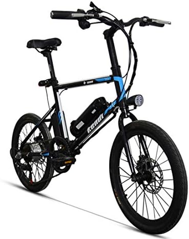 Lvbeis Adults Electric Mountain Bike Portable Bicycle Speed Up To 20 KM/h EBike Pedal Assist With Throttle