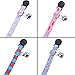 EXPAWLORER Adjustable Breakaway Cat Collars Set - with Bell Charm 4 Pcs Necklace for Kittens Small Dogs Different Marine Biological Motifs Design