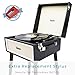 Lauson YT577 Vinyl Record Player with Speaker | Vintage Style | Record Player USB Stand | 3-Speed Digital Encoder | Vinyl Record Player Portable | Headphone Jack and RCA | Extra Stylus (Black)thumb 1