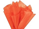 ShipGuard® Premium Quality Gift Wrap Paper® for Gift Wrapping Paper Crafts, Packing, DIY Crafts and more. | Orange | 15 x 20 100 Sheets 