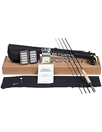 Wild Water Fly Fishing paquete de principiante competo de 5 o 6