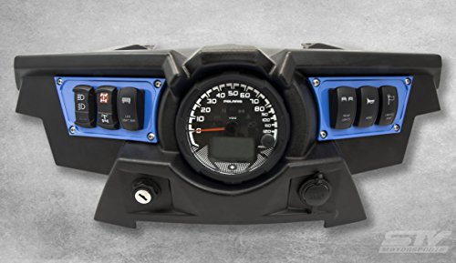 image for STV Motorsports Custom Aluminum Blue Dash Panel for Polaris RZR XP 100