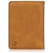 GDTK Leather Passport Holder Cover Case RFID Blocking Travel Wallet (California Desert)