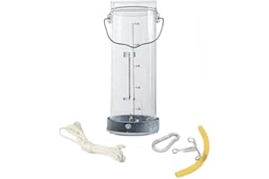 XHHBS Water Sampler Sampling Dipper System with counterweight, Plastic Ladle Pendulum Beaker Sampler for Environmental Monitoring, Water Quality Sample Collection(1L)