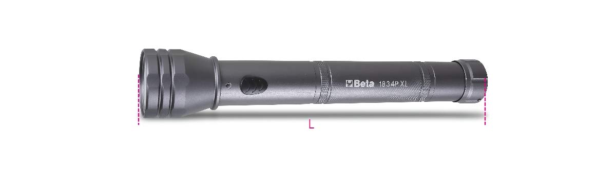 Beta Tools 1834P XL-tocha LED elevada Luminosidade