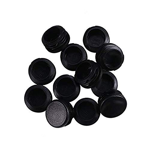 12 Pcs 1 1/4 Inch Round Plastic Plug Pipe Tubing End Cap Durable Chair Glide