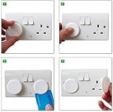 BaBy Laughs UK 12 Pack Plug Socket Covers Waterproof Child Safety view 2
