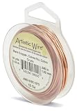 Beadalon AWS-18-BC-10YD Artistic Wire 18-Gauge Bare Copper Wire, 10-Yards