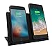 Soarking Foldable Cellphone Stand Station Dual Wireless Charging Pad Compatible with iPhone XS XR XS MAX iPhone X iPhone 8 iPhone 8 Plus Note9 S9 Note8(18W 3.0 Wall Charger AC Adapter Included)