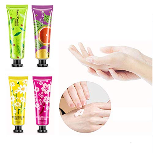firstfly 10 Pack Daily Hydration Hand Cream, Fruit Fragrance Hand Cream with Shea Butter, Vitamin E, Hand Cream Gift Set Moisturizing for Dry Hand and Foot-30ml (10pack) - Thumbnail 5