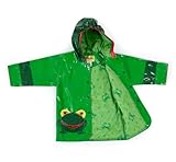 Kidorable Frog Raincoat, Green, 4T