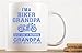 HL HLPPC I'm Biker Grandpa. Just Like a Normal Grandpa Except Much Cooler. Funny Unique Harley Inspired Novelty Coffee Mug Cup Motorcycle Birthday Gift Present for Him