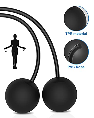 RENPHO-Cordless-Jump-Rope-Replacement-Weighted-Ball-Smart-Jump-Rope-018in45mm-Diameter-Handles-Not-Included-1-Pack