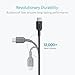 Anker Powerline II USB-C to C 2.0 Cable (3ft) Probably The World's Most Durable Cable, USB-IF Certified for Samsung Galaxy Note 8 S8 S8+ S9, Google Pixel, Nexus 6P, Huawei Matebook, MacBook and More