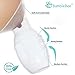 Bumblebee Manual Breast Pump with 2 Pack Breastfeeding Milk Saver Pink Star &Heart Stopper& lid in Gift Box Breastpump 100% Food Grade Silicone bpa PVC and Phthalate Free