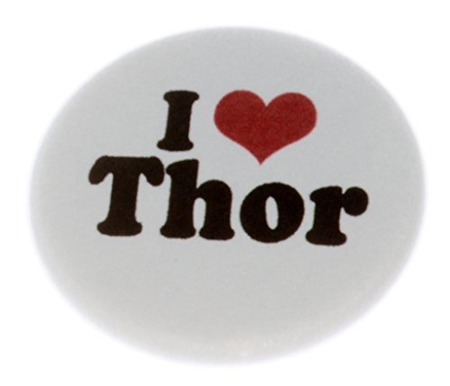 A&T Designs Unisex - I Love Thor 1.25