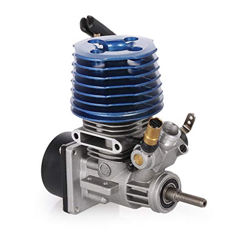Binory Hand Pull Starter Engine Motor Side Exhaust for HSP HPI Redcat Hobao Traxxas RC 1/8 1/10 Nitro Buggy Racing Car Truck Truggy(2.49CC SH 15) - Thumbnail 3