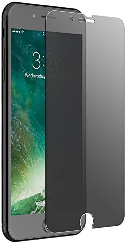Latitude 22 iPhone 7 Plus 8 Plus Privacy Screen Protector Anti-spy Anti-Scratch Anti-Fingerprint 0.3mm Tempered Glass 9H 2.5D Curve Edge(transparent)