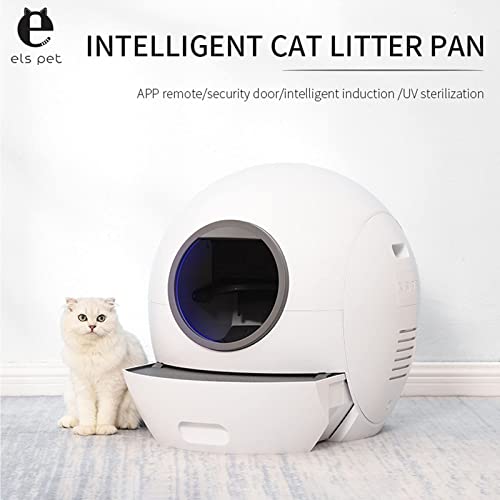 ELS PET WiFiEnabled Litter BoxNever Scoop Again/Odor Removal/APP