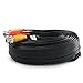 Postta BNC Video Power Cable (2 Pack 50 Feet) Pre-made All-in-One Video Security Camera Cable Wire with Four Connectors for CCTV DVR Surveillance System