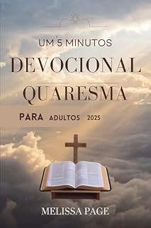 Livro Um 5 Minutos Devocional Quaresma Para Adultos 2025