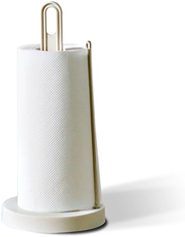 Plastic Paper Towel Holder or Standing Toilet Paper Holder Easy Tear Oil Rubber Dispenser Tabletop Adaptive Size Kitchen Tool Apricot