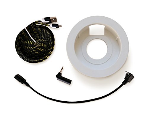 The-Flush-Mount--Built-in-Wall-or-Ceiling-Mount-for-Round-Puck-Speakers--Includes-Wiring--Does-not-muffle-built-in-speakers--by-Mount-Genie