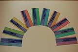 Crossbow Education CBRMP5 Eye Level Reading Rulers- 5 pack most popular colors