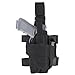 Drop Leg Holster Gear,Tactical Army Pistol Thigh Gun Holster, Magazine Pouches,Adjustable Right Hand for Man and Woman (Black)