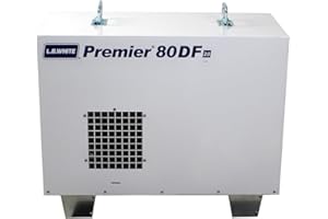 L.B. White Premier 80 DF LP Forced Air Propane Tent Heater — Ductable Portable Space Heater for Indoor, Outdoor, Parties & Commercial, 80,000 Btuh