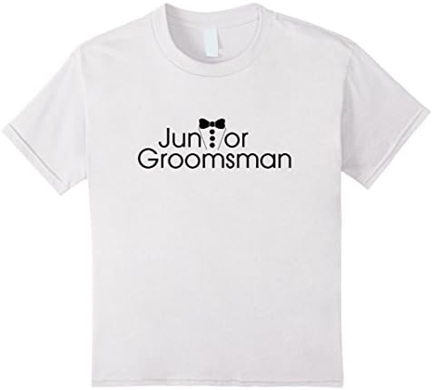 Kids Junior Groomsman Wedding Tuxedo Shirt 8 White