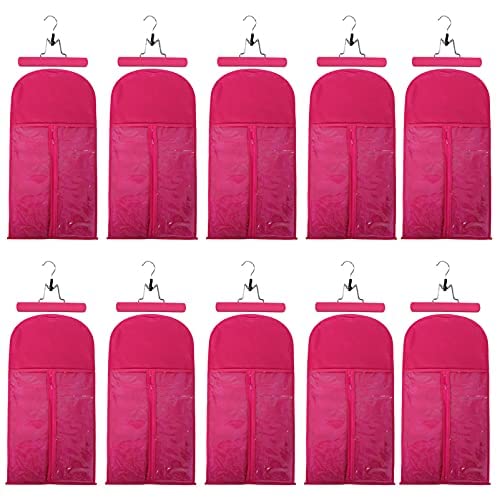 Wig Storage Bag with Hanger, Holder Case Protector with wooden Hanger,Dustproof Wig Stand Storage Bag Non-woven Hair Extension Storage Dust Proof Bag