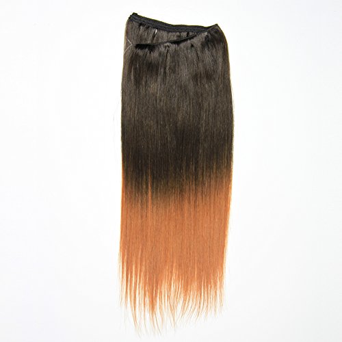 #T2/30-Dip Dye Darkest Brown to Auburnes
