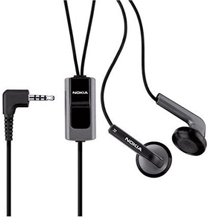 Nokia Oem Original Nokia Hs-47 Stereo Earbud Handsfree Headset For The 5300 Xpressmusic 5200 7373 7390 6300 E61 E62 E90 Black