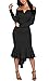 Happy Sailed Women Off Shoulder High Low Bodycon Cocktail Party Knee Lengh Dresses