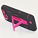 New Black/pink Silicon Case+Protector Cover For Motorola Droid RAZR XT912