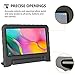 BMOUO Kids Case for Samsung Galaxy Tab A 10.1 (2019) SM-T510/T515, Shockproof Light Weight Protective Handle Stand Kids Case for Galaxy Tab A 10.1 Inch 2019 Release SM-T510/T515 - Black