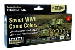 Vallejo Soviet Afv WWII Camo Colors Paint
