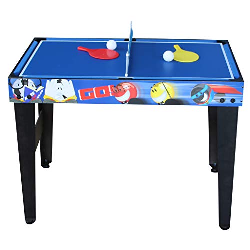 IF 4 in 1 Combo Game Table Set Tabletop Foosball Table Kids Hockey Billiard Ping Pong Table with All Accessory, 3ft