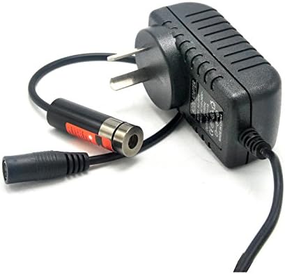 650-5 Focusable Red Laser Dot Diode Module w/ AC Adapter 13x42mm