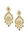 Bindhani Women's Indian Style Bollywood Jewellery Hair Accessories Maang Tika Headpiece Bridal Bridesmaid Wedding Traditional Bahubali Gold Plated Chandbali Kundan Earrings Mang Tikka Jewelry