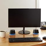 Amazon Basics Stereo 2.0 Speakers for PC USB-Powered 5V 2.4W Black view 5