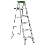 Louisville Ladder 6-Foot Aluminum Step Ladder, 225-Pound Capacity, AS4006
