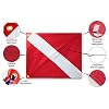 Premium-Quality-Dive-Flag-20-Inch-X-24-Inch-with-Removable-Stiffening-Pole-Easy-to-Use-Diver-Down-Red-and-White-Boat-Flag-FLORIDA-LEGAL