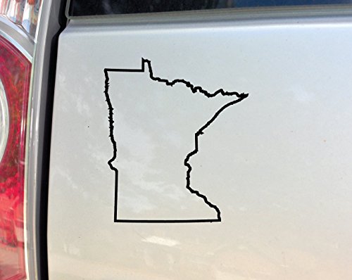 Nashville Decals Minnesota Vinyl Decal Laptop Car Truck Bumper Window Sticker, 5.5