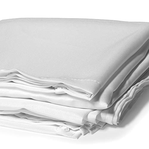 Title Hookless® It’s A Snap!® Fabric SnapIn Shower Curtain Liner, WaterRepellant, Easy