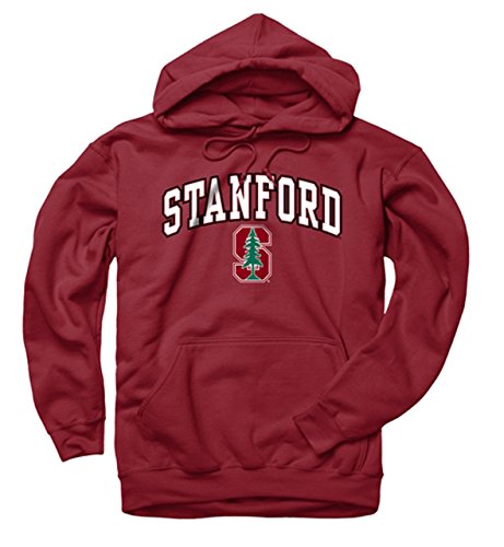 Stanford Cardinal Adult Arch & Logo Gameday Hooded Sweatshirt - Cardinal , Small