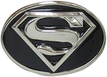 Fajarina Superman Pattern Belt Buckle (Sliver)