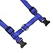 Pecute Pet Cat Lead Leash Halter Harness Kitten Nylon Strap Belt Safety Rope Adjustable Cat Dog Collar (Blue)
